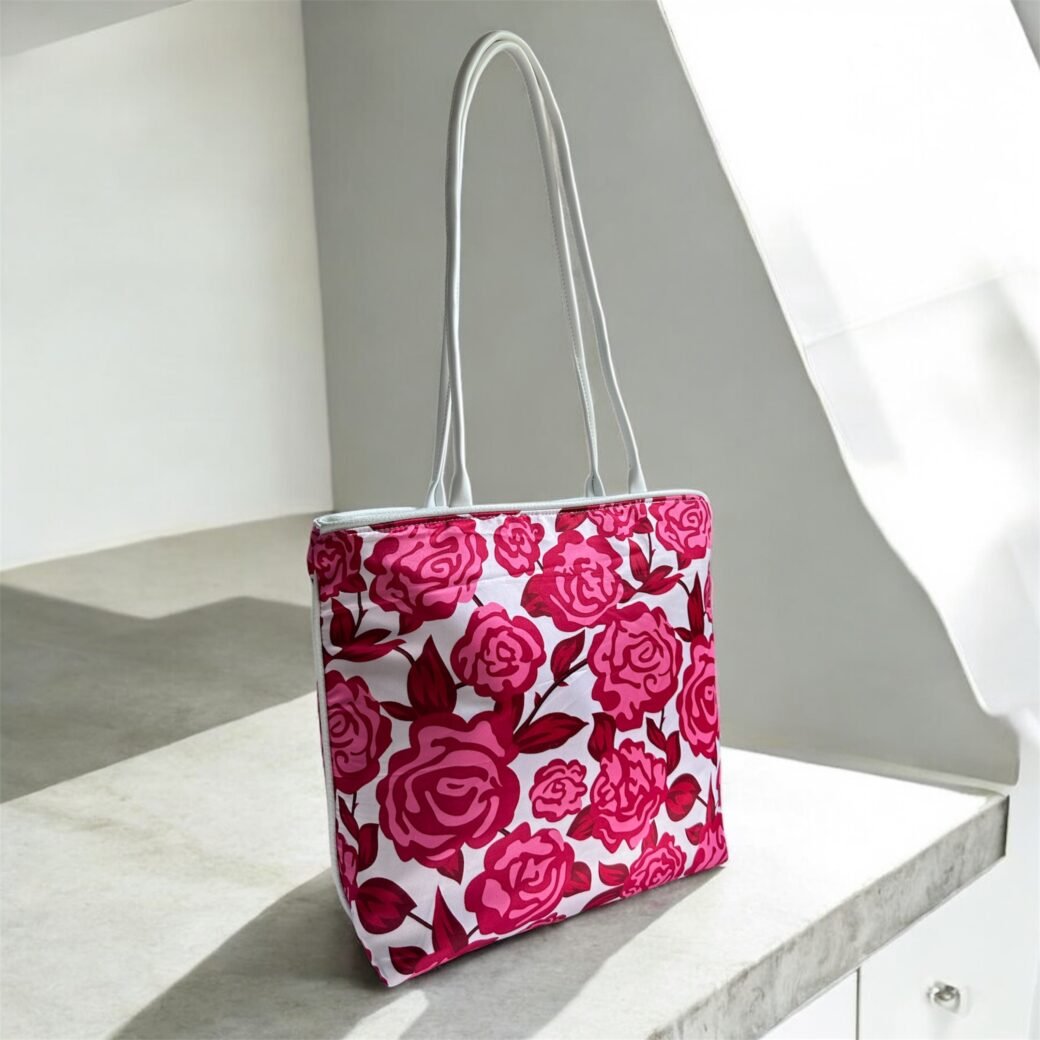 Pink Roses Bii Bag